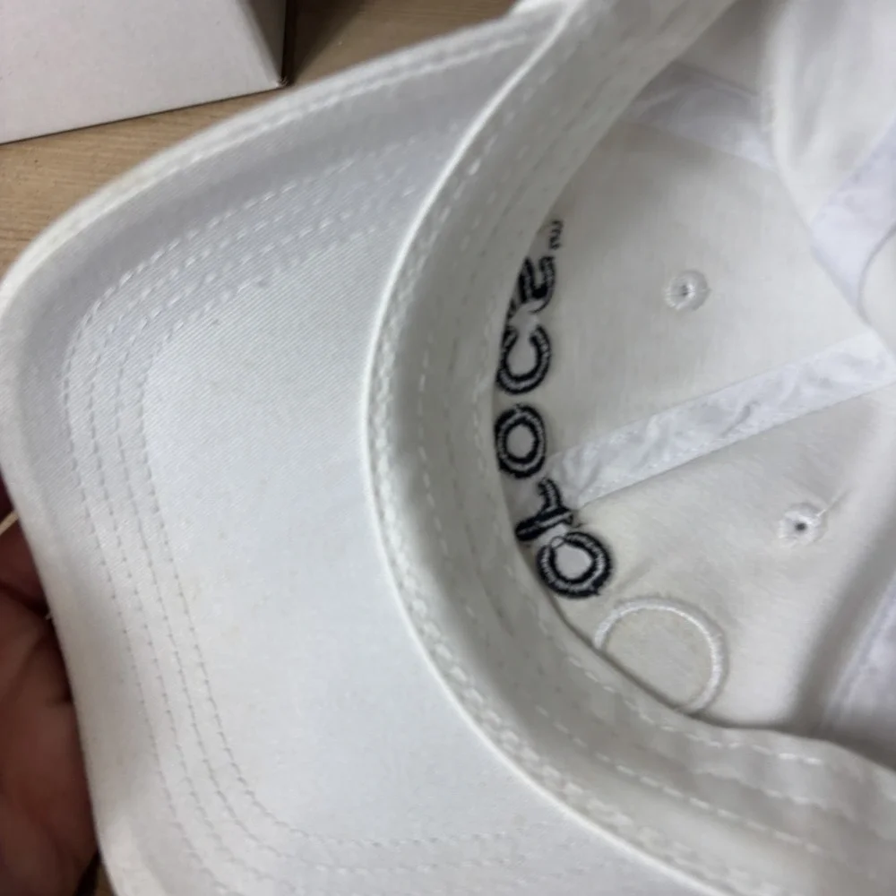Crocs Hat Cap Strap Back White AVP Volleyball Tour Adjustable
